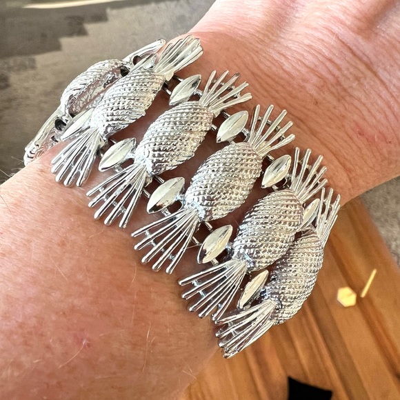 Sarah Coventry Jewelry - Sarah Coventry Art Deco Silver Bracelet